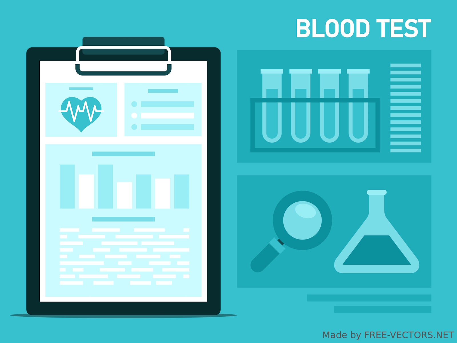 Blood test banner